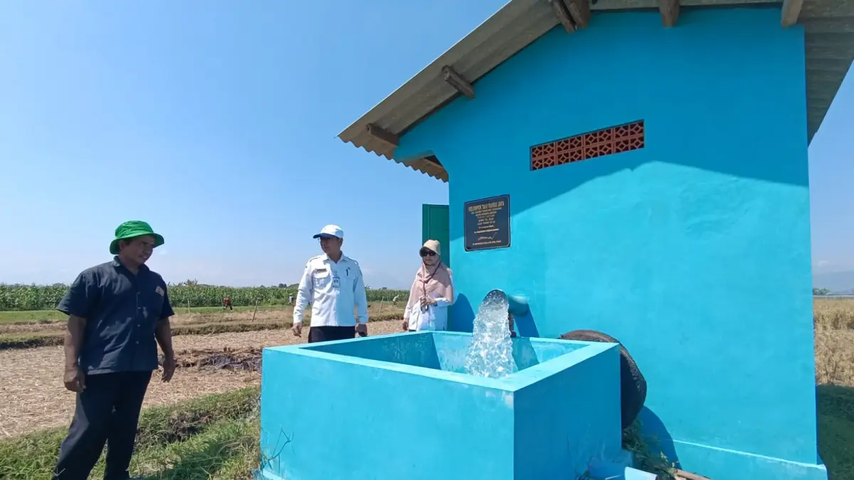 CEGAH KEKERINGAN: Satu-satunya irpom di bawah naungan DKPP Kota Probolinggo dibangun di Kelurahan Sumbertaman, Kecamatan Wonoasih.&nbsp;(ARIF MASHUDI/JAWA POS RADAR BROMO)