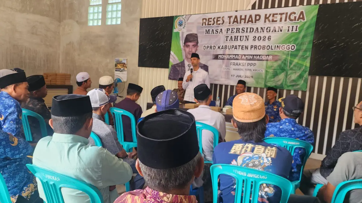 BAHAN POKIR: Ketua Fraksi PPP DPRD Kabupaten Probolinggo Mohammad Amin Haddar memastikan hasil reses diperjuangkan.

&nbsp;