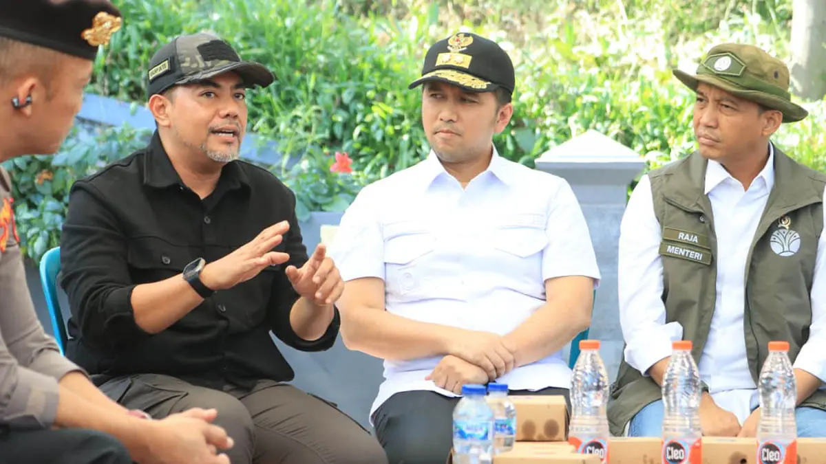 Bupati Probolinggo Mohammad Haris memastikan pemkab siap mendukung penanganan karhutla dengan melakukan edukasi kepada masyarakat . (Foto: Istimewa)