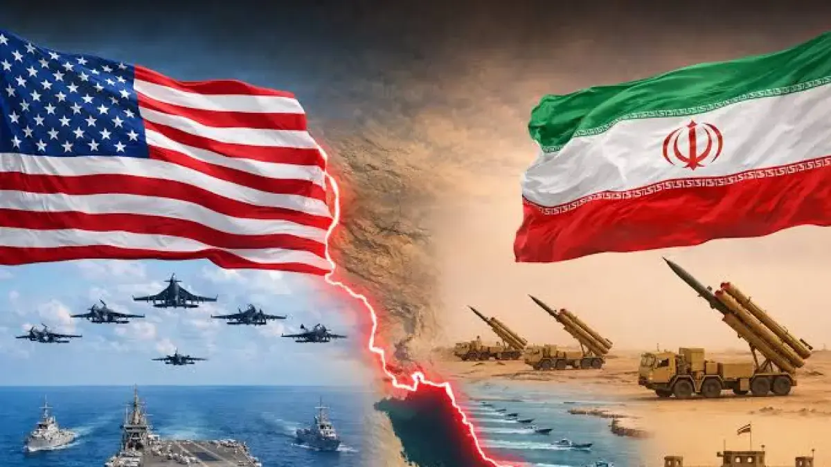 Ilustrasi perang AS-Iran. (SpecialEurasia)