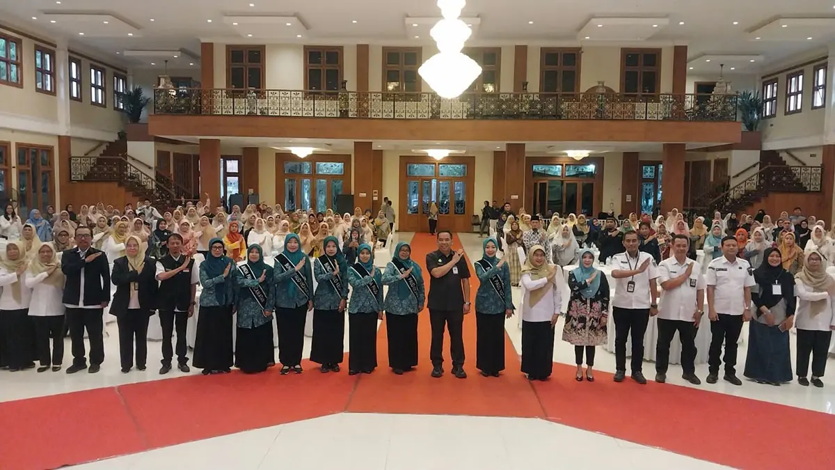ANUGERAH: Anugerah Inovasi Media Pembelajaran PAUD dan PNF Kota Probolinggo digelar di Paseban Sena Ballroom Hotel & Restaurant, Rabu (2/9). 