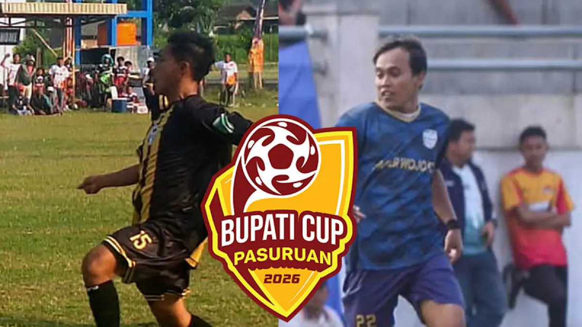 INCAR TIGA POIN: Okto Dwi yang diplot menjadi gelandang bertahan SS Sukorejo (kanan) dan Sumitro yang diproyeksi menopang serangan Wonorejo FC. (Foto: dok Jawa Pos Radar Bromo)