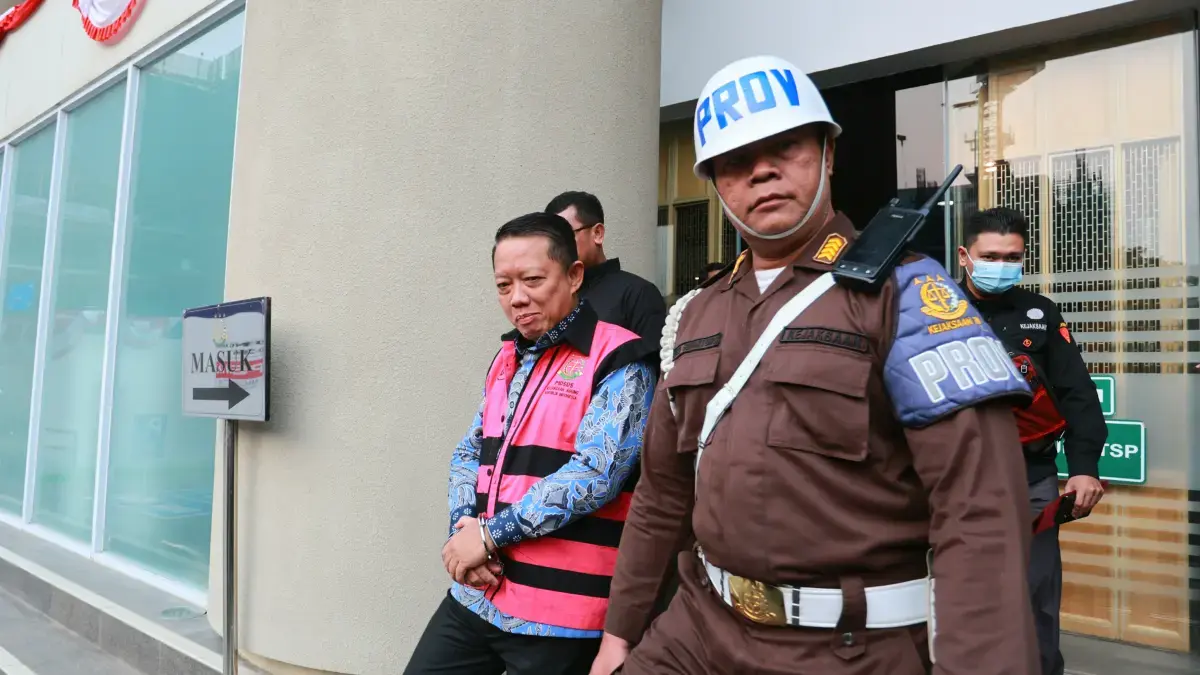 Tersangka kasus dugaan Tindak Pidana Pencucian Uang (TPPU) Febrie Adriansyah. (Dery Ridwansah/ JawaPos.com)