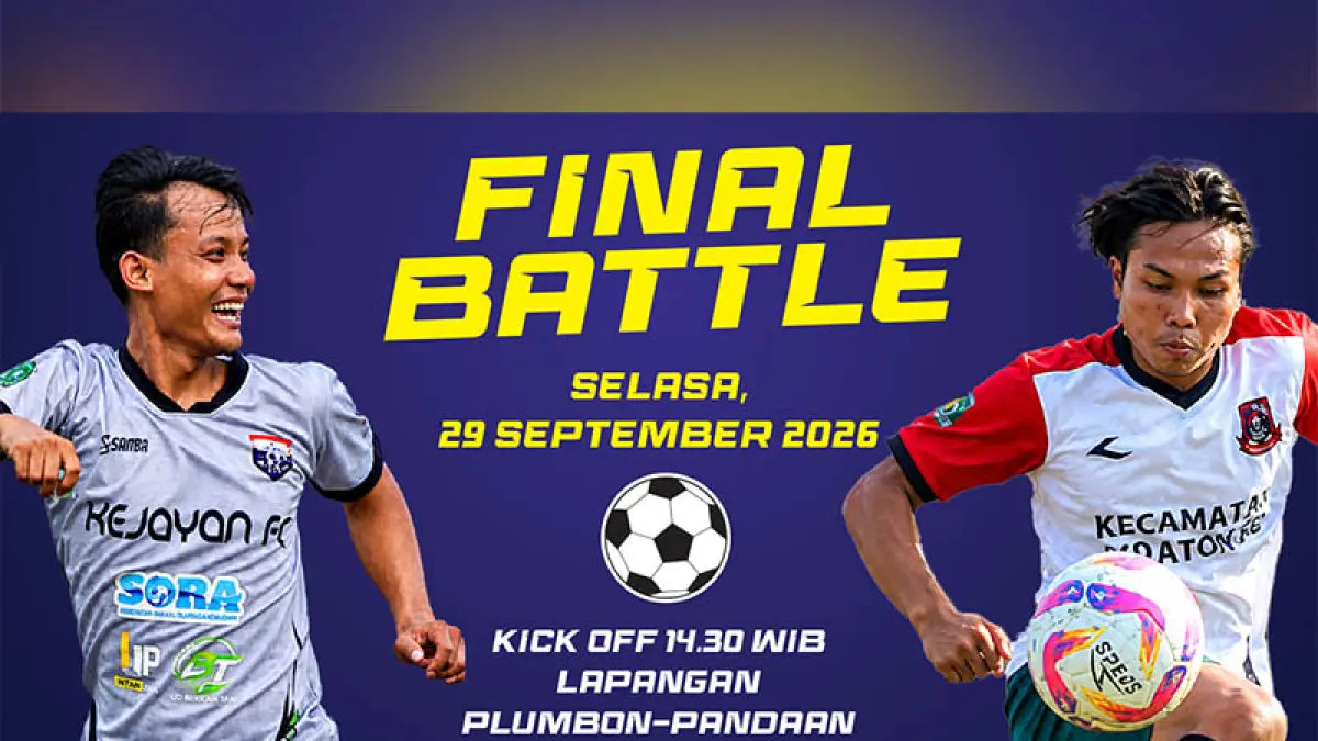 Duel final Pasuruan Superleague yang akan mempertemukan Kejayan FC melawan Kraton FC di Lapangan Plmbon, Selasa (29/9) sore.