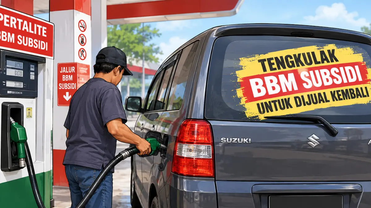 Tengkulak BBM Subsidi di Pasuruan Ditangkap: Sedot 250 Liter Pertalite Sehari, Gunakan 5 Barcode