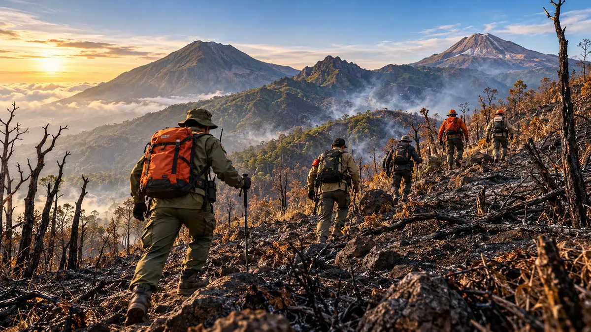 Tim Gabungan Gelar Operasi Move Up ke Gunung Arjuno, Ringgit, Hingga Welirang
