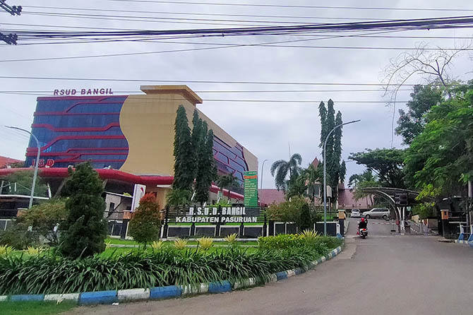 BAKAL DIREHAB: RSUD Bangil yang tahun ini bakal dibenahi dengan memanfaatkan anggaran dari DBHCHT sebesar Rp 8 miliar. (Foto: Iwan Andrik/RSUD Bangil)