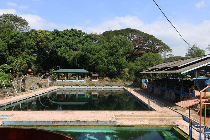 KOSONG MELOMPONG: Kawasan wisata Banyubiru yang masih tutup sejak awal pandemi lalu.