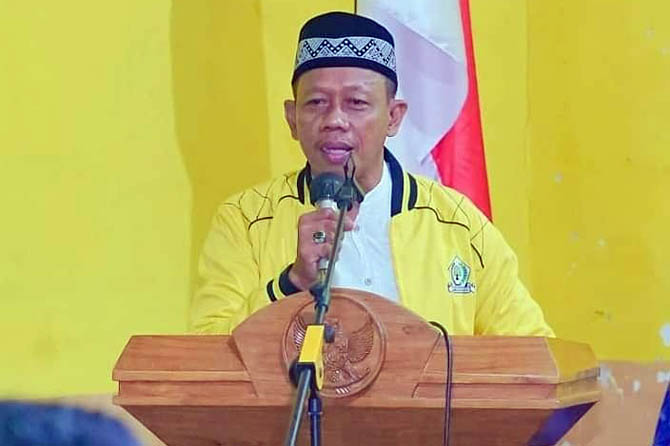 Ketua DPD Golkar Kota Pasuruan M Toyib.