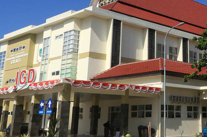 WILAYAH TIMUR: Kompleks bangunan RSUD Grati. (Foto: Dok. Radar Bromo)