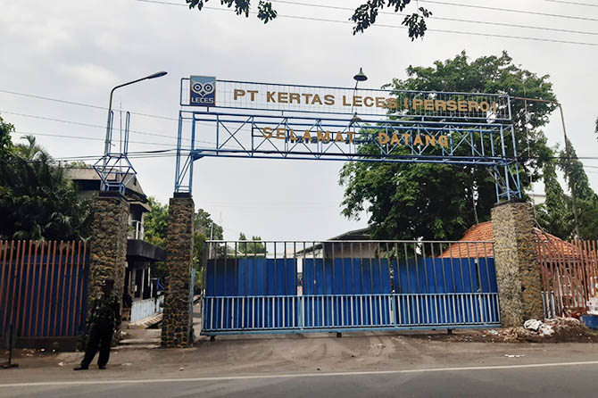 PAILIT: Kondisi pabrik PTKL yang dinyatakan pailit. (Arif Mashudi/Radar Bromo)