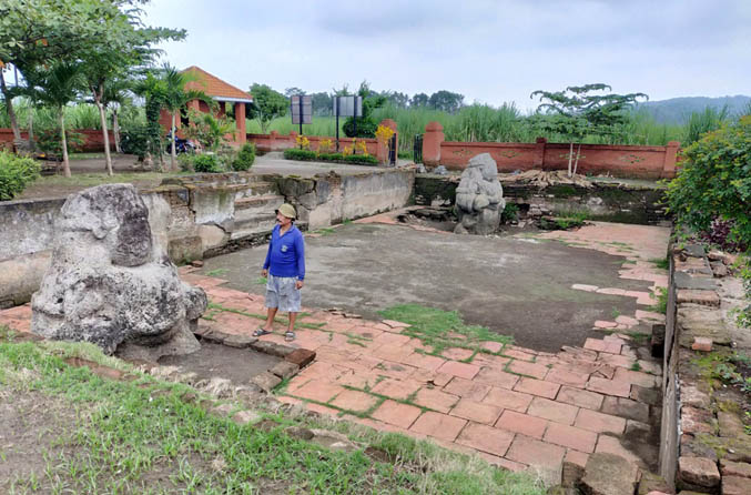 CAGAR BUDAYA: Situs Raos Pacinan yang berada di Desa Carat, Kecamatan Gempol. (Foto: Rizal F Syatori/Jawa Pos Radar Bromo)