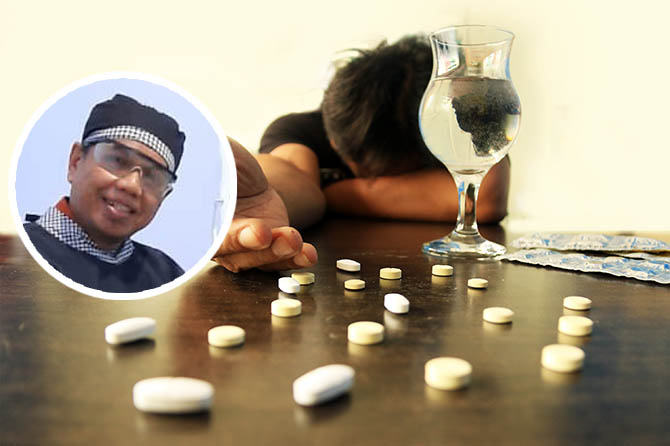JENIS OBAT: Doping yang di dunia kedokteran dikategorikan obat untuk mendongkrak performa. Inset: dr Ugik Setyo Darmoko, Kepala Bidang Pelayanan Kesehatan Masyarakat Dinas Kesehatan Kabupaten Pasuruan. (Foto: M Zubaidillah/Jawa Pos Radar Bromo)