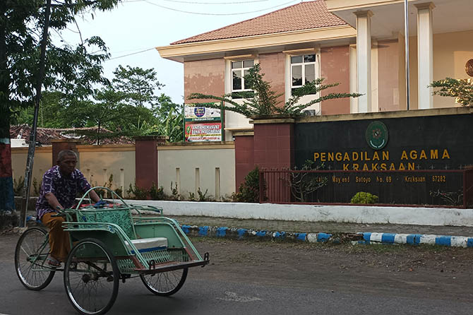 Kantor Pengadilan Agama (PA) Kraksaan.