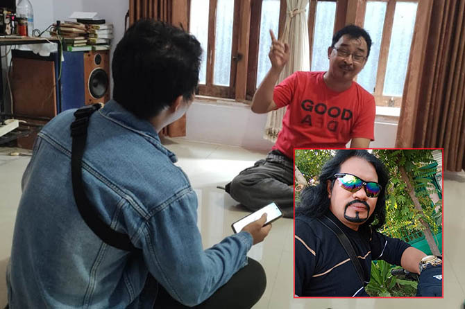 PERNAH DIBOGEM: Hadari yang ditemui di rumah saudaranya di Sokaan, Kraksaan. Dia memberi keterangan kepada Jawa Pos Radar Bromo soal perkara kasusnya. Inset, Sahlal yang kini diburu kepolisian karena pernah menganiaya Hadari. (Foto: Agus Faiz Musleh/Jawa