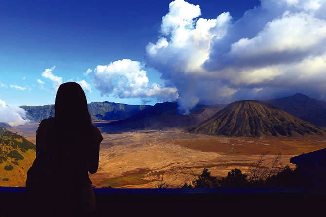 Suasana di Gunung Bromo saat pagi hari. (Dok.Radar Bromo)