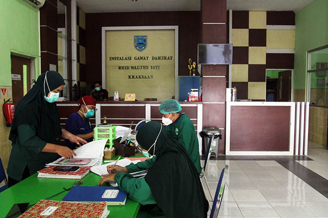 KELAS B: RSUD Waluyo Jati Kraksaan terus membenahi fasilitas dan sarana-prasarananya. Kini IGD RSUD Waluyo Jati Kraksaan berproses menjadi IGD Trauma Center. (RSUD Waluyo Jati for Radar Bromo)