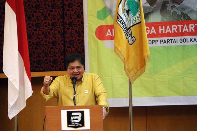 Ketua Umum DPP Golkar Airlangga Hartarto