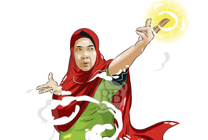 Ilustrasi Ningsih Tinampi.