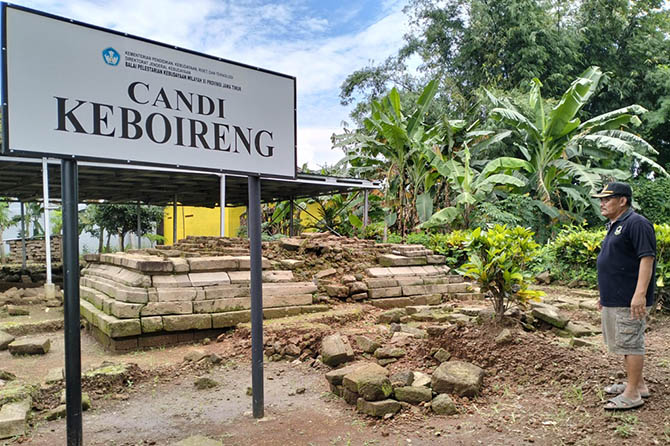 PENINGGALAN SINGOSARI: Kawasan Candi Keboireng di Desa Ngerong, Kecamatan Gempol. (Rizal Syatori/Radar Bromo)