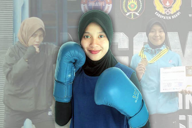 MULTI TALENT: Novita Dwi Darmayanti kini mengincar tampil di PON. (Foto: Istimewa)