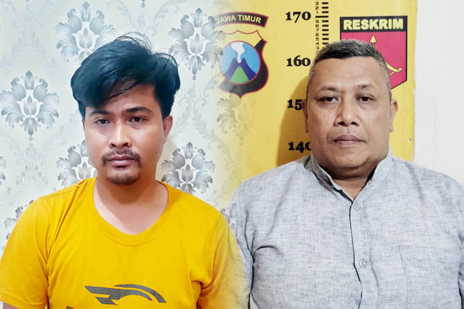 TERJERAT TOGEL: Ilyas (kiri) dan Zainul Fauzi (kanan). (Foto: Istimewa)