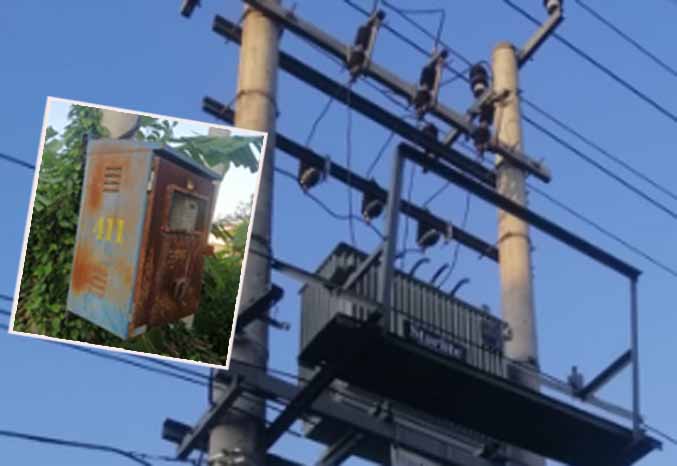 Trafo milik PLN yang dicuri dan mengakibatkan adanya pemadaman. (Foto: Istimewa)