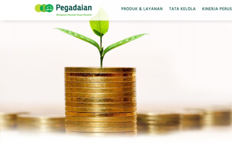 EMAS: Jika mau invest emas, sebaiknya pantau harga emas di laman Pegadaian.