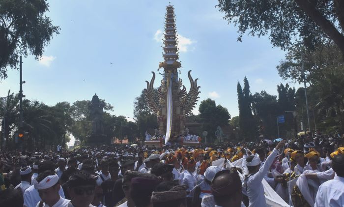 PALEBON: Prosesi palebon Raja Denpasar IX, Ida Cokorda Ngurah Jambe Pemecutan pada Rabu 21 Juni 2023