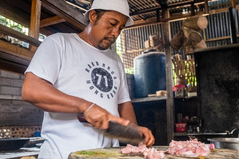 DAPUR:  Dapur Bali Mula Desa Les yang didirikan Gede Yudiawan merupakan salah satu objek wisata unik di Tejakula dengan menu tradisionalnya.