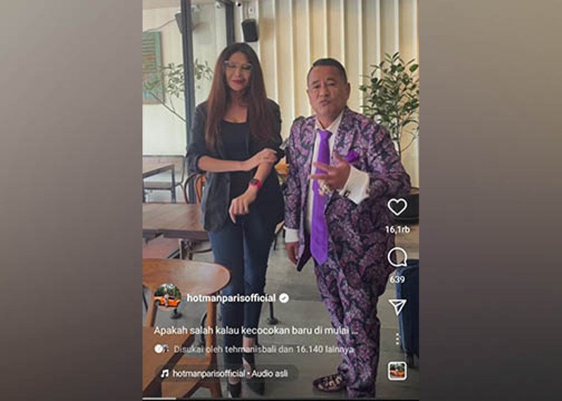 BLAK-BLAKAN: Kebersamaan Hotman Paris dan Tamara Bleszynski yang blak-blakan mengaku incar artis blasteran Polandia itu.