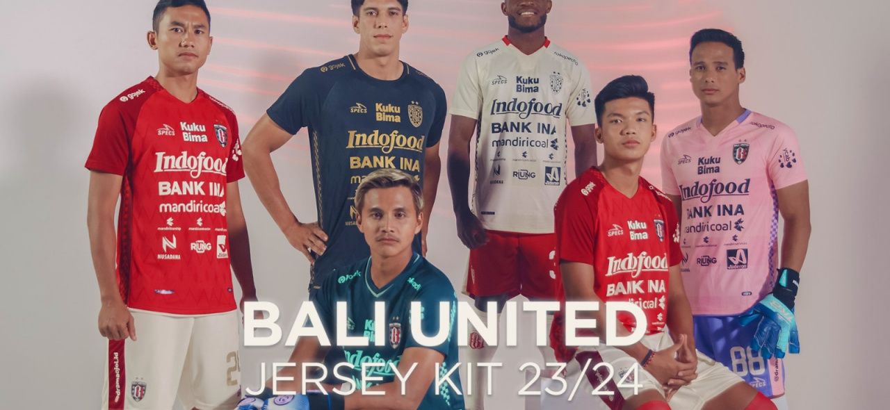 JERSEY BARU : Bali United resmi merilis jersey baru untuk mengarungi kompetisi 2023/2024.