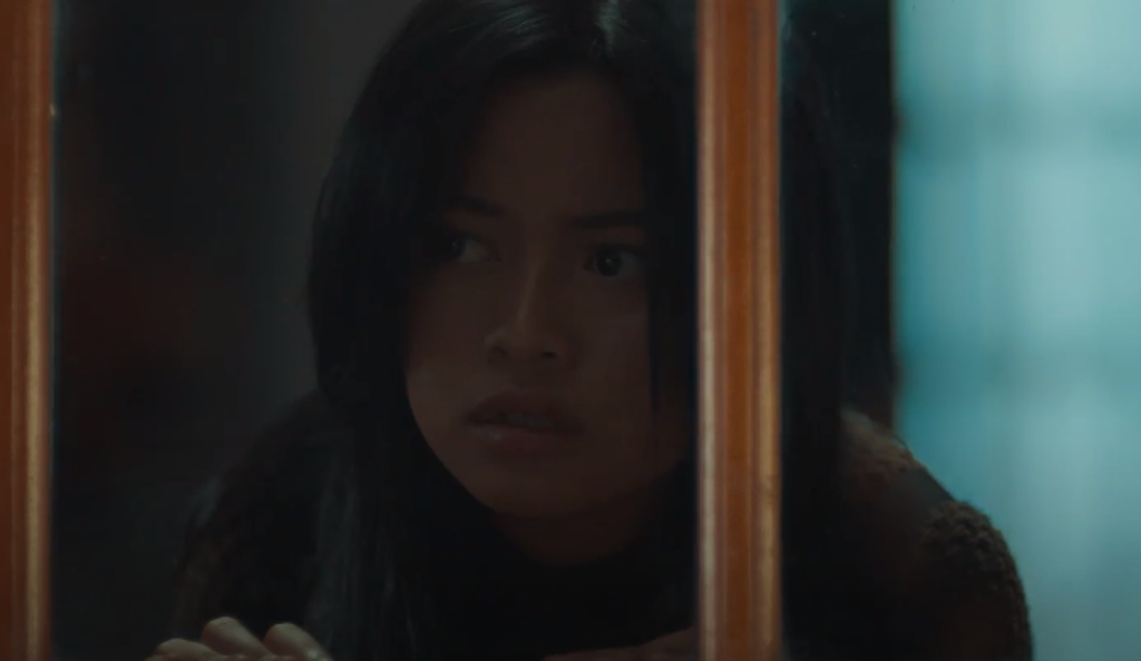 KESURUPAN: Yoriko Angeline sempat mengalami kesurupan saat bermain dalam film Kutukan Peti Mati.