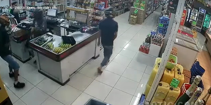 HOAX: Tangkapan layar aksi perampokan yang videonya viral, namun dipastikan bukan di Bali.