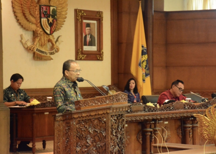 SIDANG : Pelaksanaan Sidang DPRD Bali ke-26, Rabu (12/7).