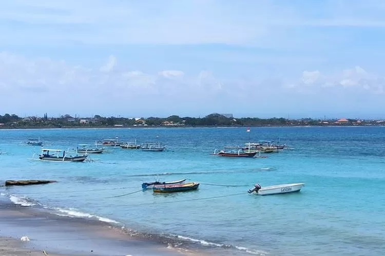 Suasana Nyepi Segara umat Hindu di Nusa Penida, Klungkung, Bali.