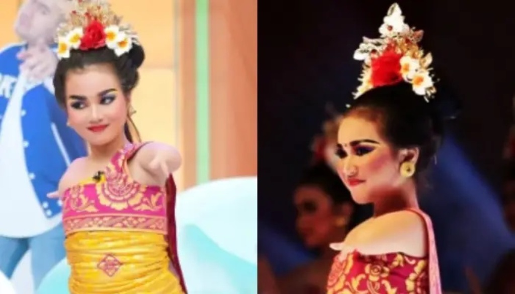 PENARI: Salah satu penari difabel asal Bali, Gek Resya, sempat diundang TV Nasional. Dia bercita-cita ingin bikini bunya bangga.