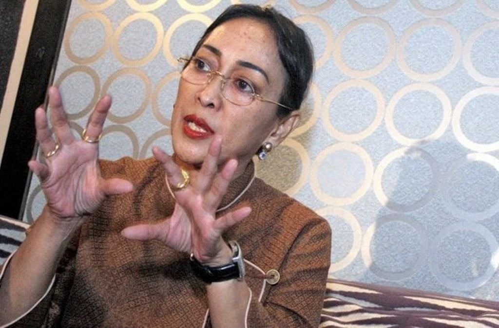 Sukmawati Soekarnoputri yang balihonya muncuk sebagai caleg DPRRI dapil Bali dari PDIP