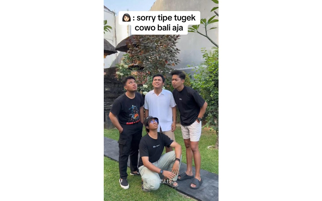 konten milik kreator Bali di akun Tiktok Vionalisa ditonton 6,3 juta kali