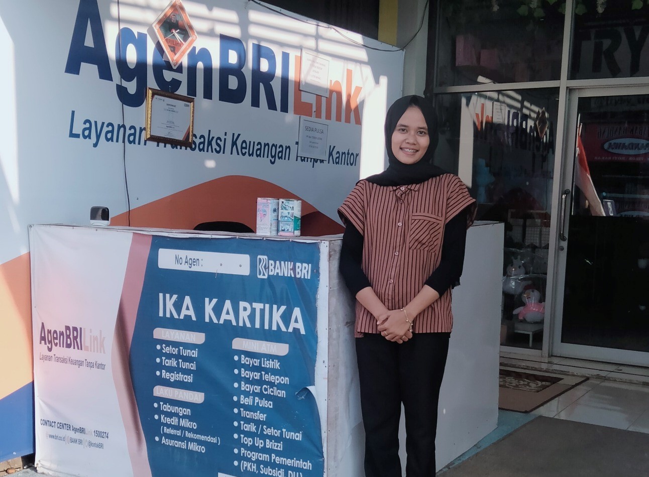 Ibu muda asal Ciamis angkat ekonomi keluarga berkat jadi AgenBRILink.