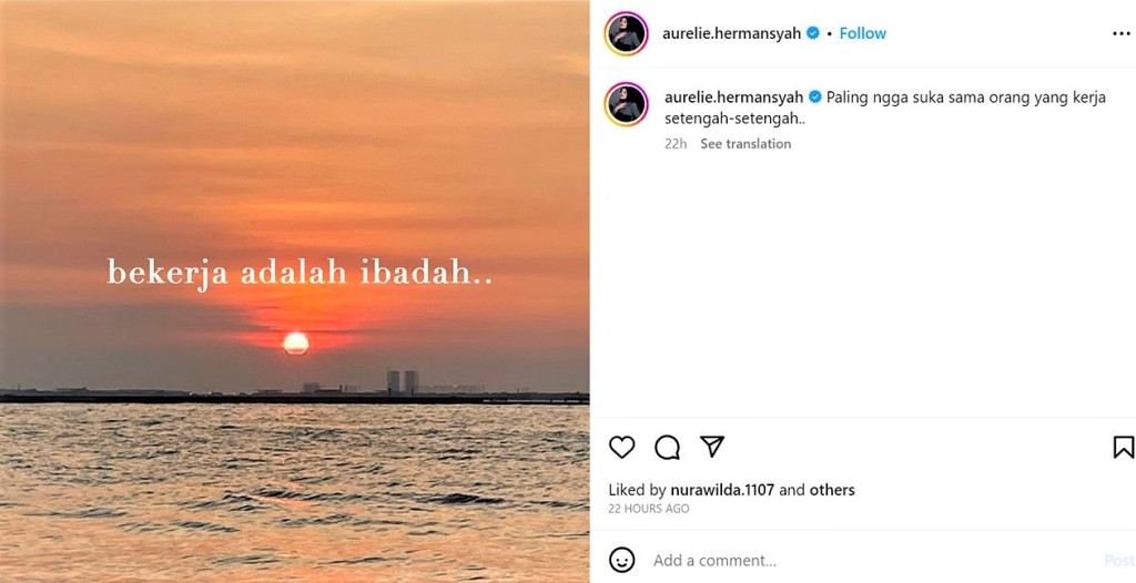 GABUNG SHOPEE LIVE: Kini Aurel ikut bergabung lapak live streaming di Shopee Live.