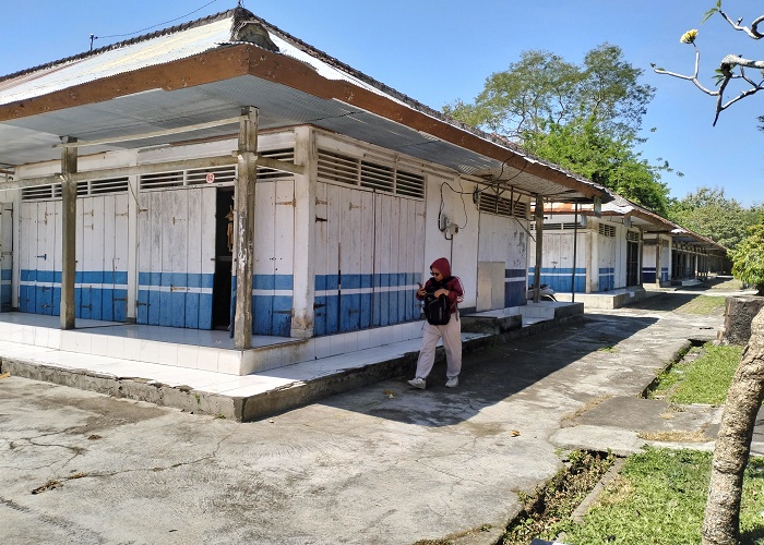 BANGKIT : Puluhan kios souvernir di Alas Kedaton tutup, pengelola rancang destinasi wisata kekinian, salah satunya adalah membuat coffee shop dan tempat selfie.