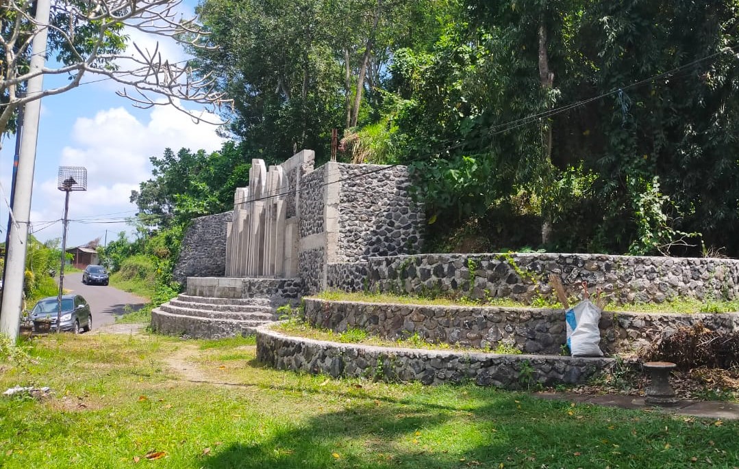 Perbatasan Bangli-Gianyar siap dipercantik dan menarik untuk tempat berfoto.