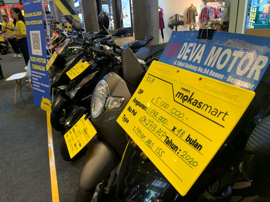 MOTOR BEKAS: Pameran Motor Bekas Harga Murah Berkualitas yang berlokasi di Level 21 Mall, Denpasar Bali.
