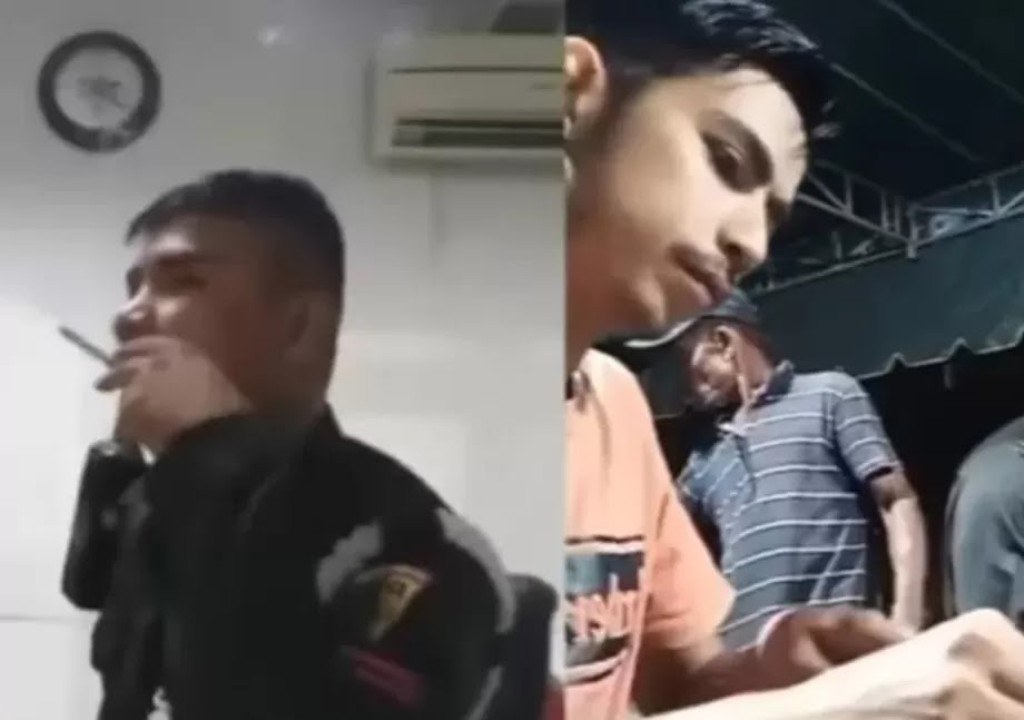 HOAX: Tangkapan layar korban Imam Masykur (kanan) dan Praka Riswandi Manik (kiri), soal kasus penganiayaan.