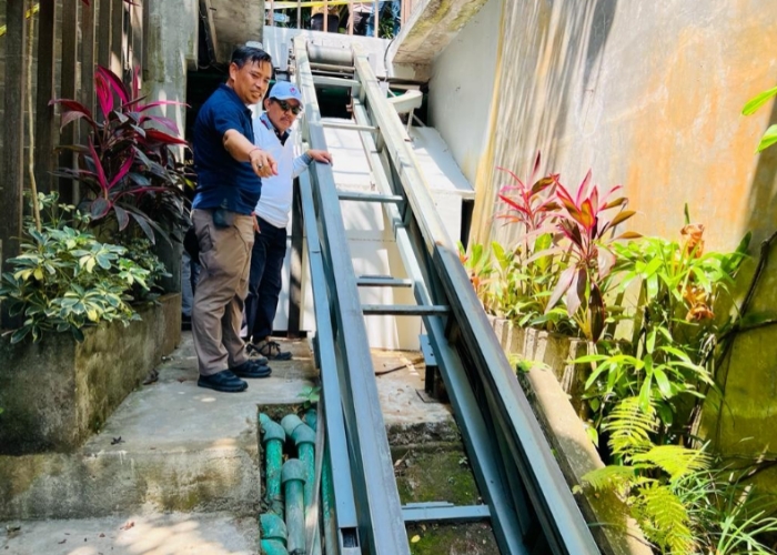 TINJAU LANGSUNG: Wagub Cok Ace meninjau lokasi kejadian lift putus di Ayuterra Resort Ubud
