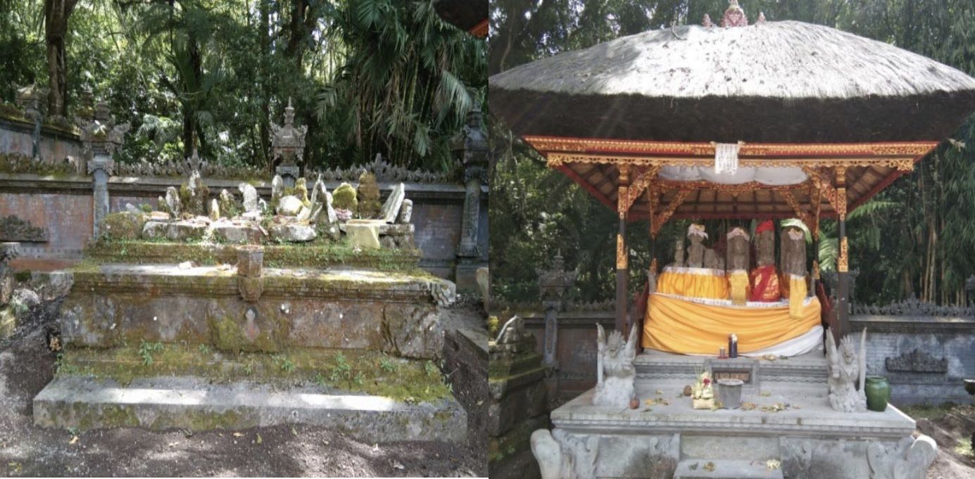 Palinggih Siwa Buda di Pura Batu Meringgit di Tabanan Bali.