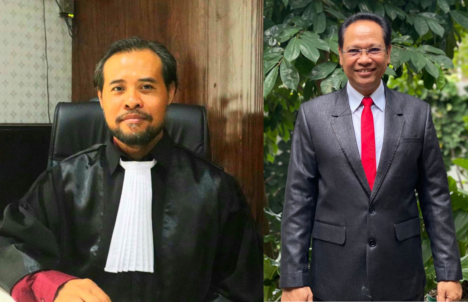 TURUN TANGAN: Kariada dan Ketua Peradi SAI, Wayan Purwita menyatakan kesiapan membela  Made
