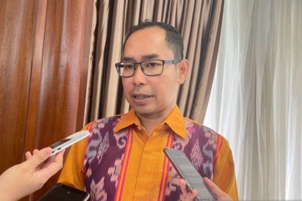 KABAR BAIK: Direktur Perlindungan WNI dan Badan Hukum Indonesia (BHI) Kementerian Luar Negeri, Judha Nugraha, memberikan kabar baik soal gempa di Maroko.