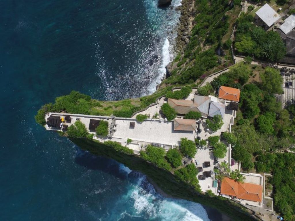 Pura Luhur Uluwatu di Badung, Bali.
